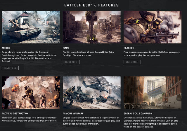 BF6 Features
